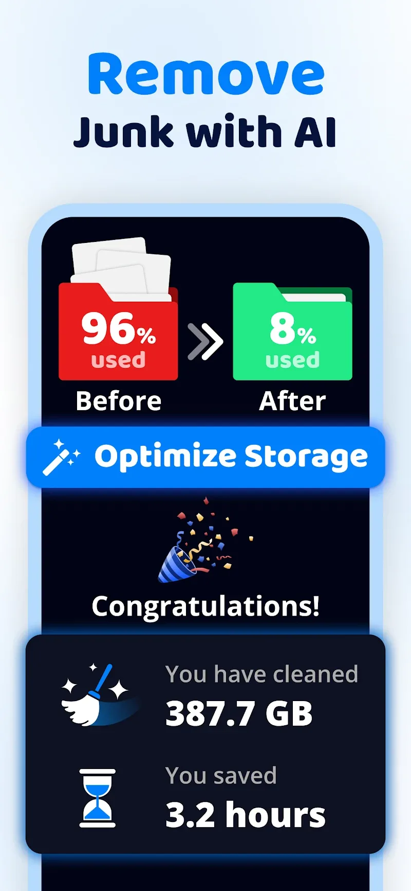 Capture d'écran de l'application Cleanup 3