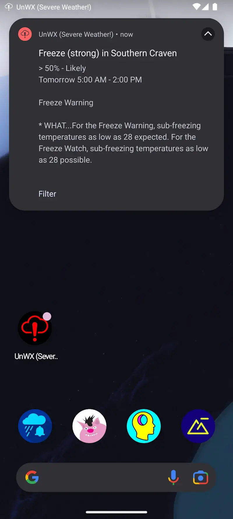 UnWX Captura de pantalla 3