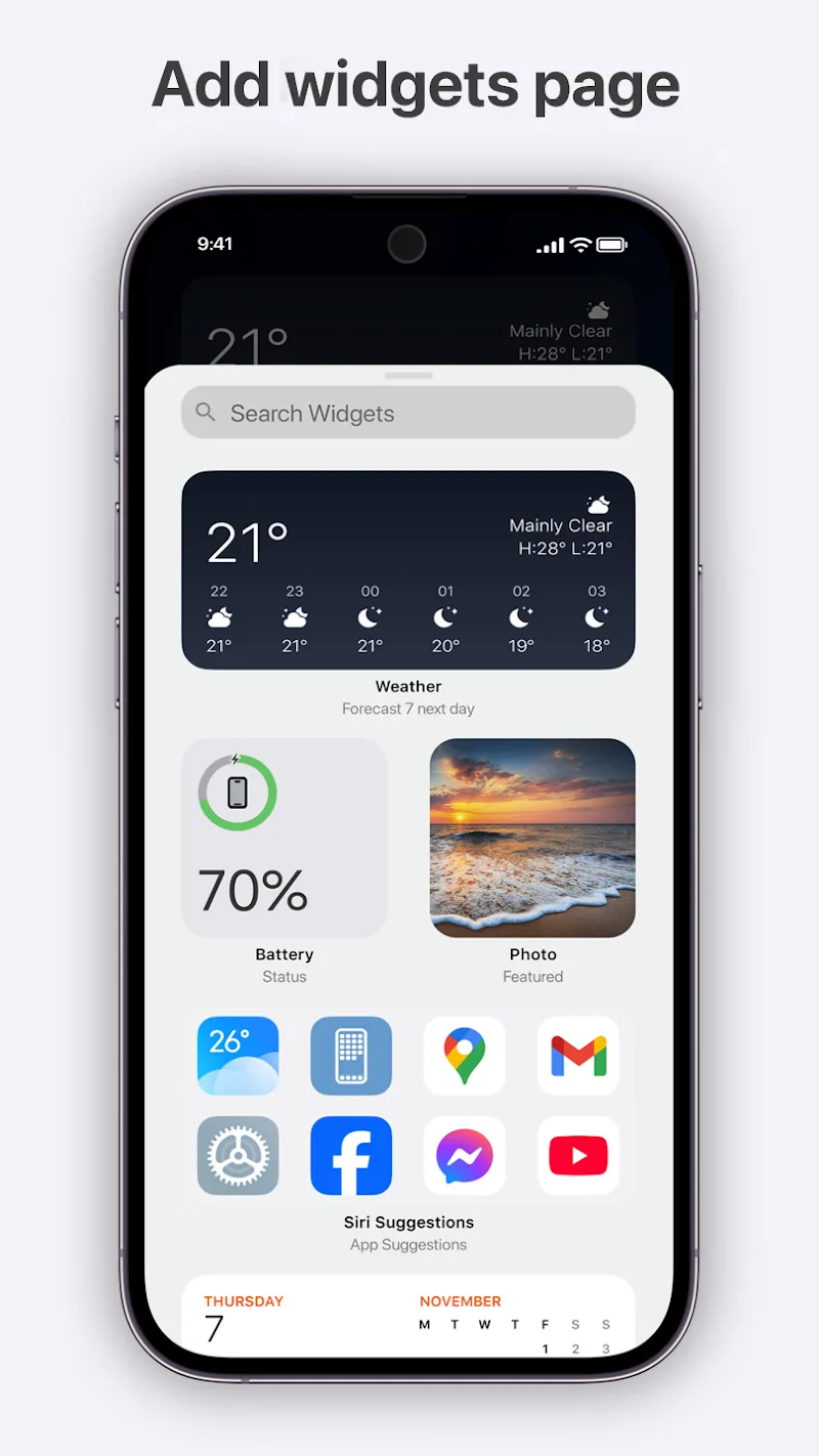 Simple Launcher - Capture d'écran de l'écran d'accueil 6