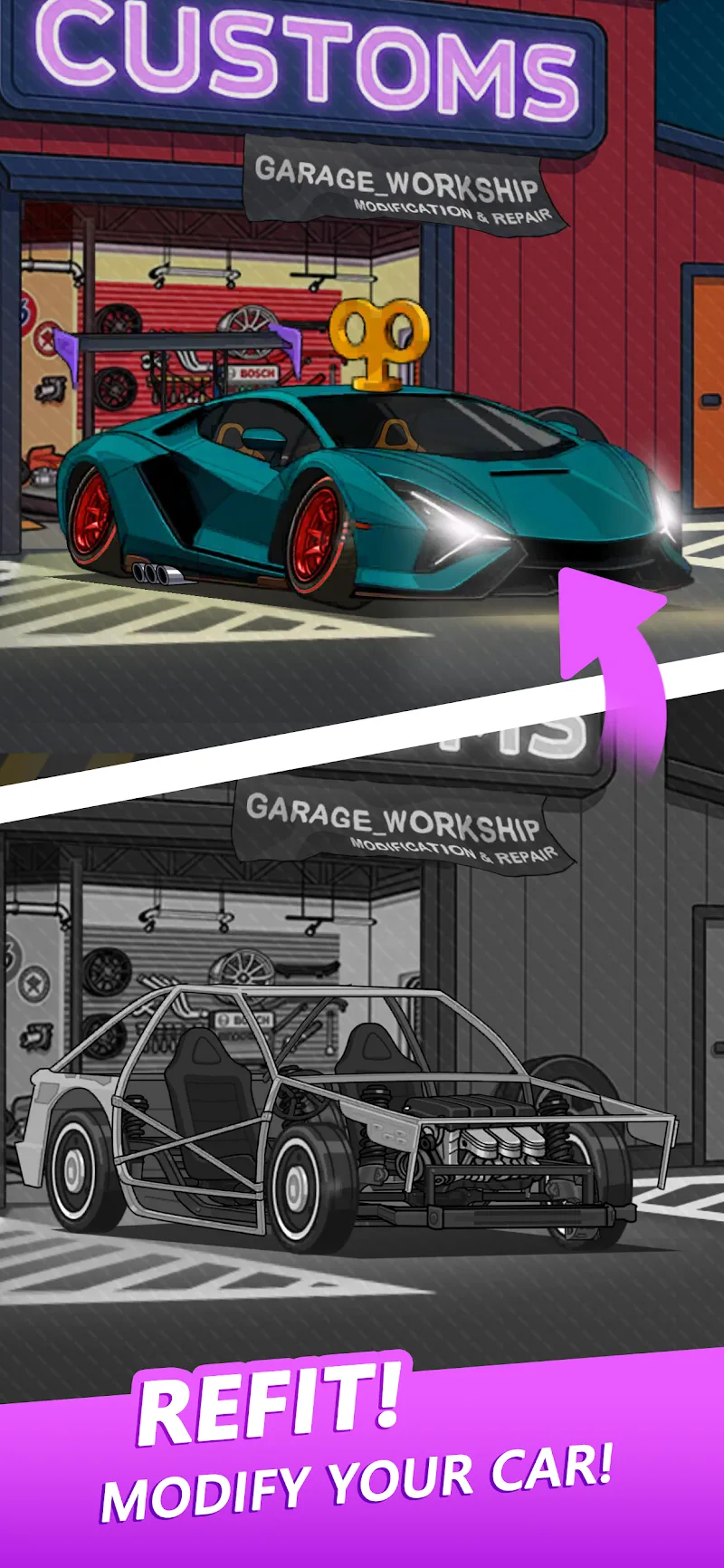 Tangkapan Layar Idle Drift 3