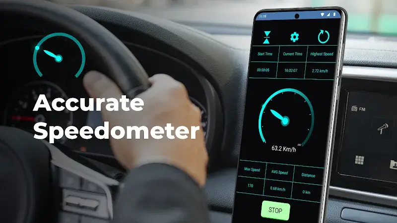 Speedometer: GPS Speed Tracker ภาพหน้าจอ 1