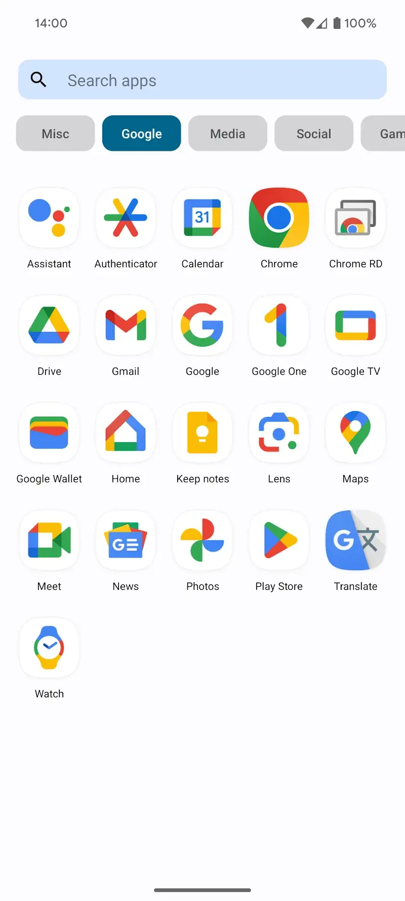 Captura de pantalla de Nova Launcher Prime 1