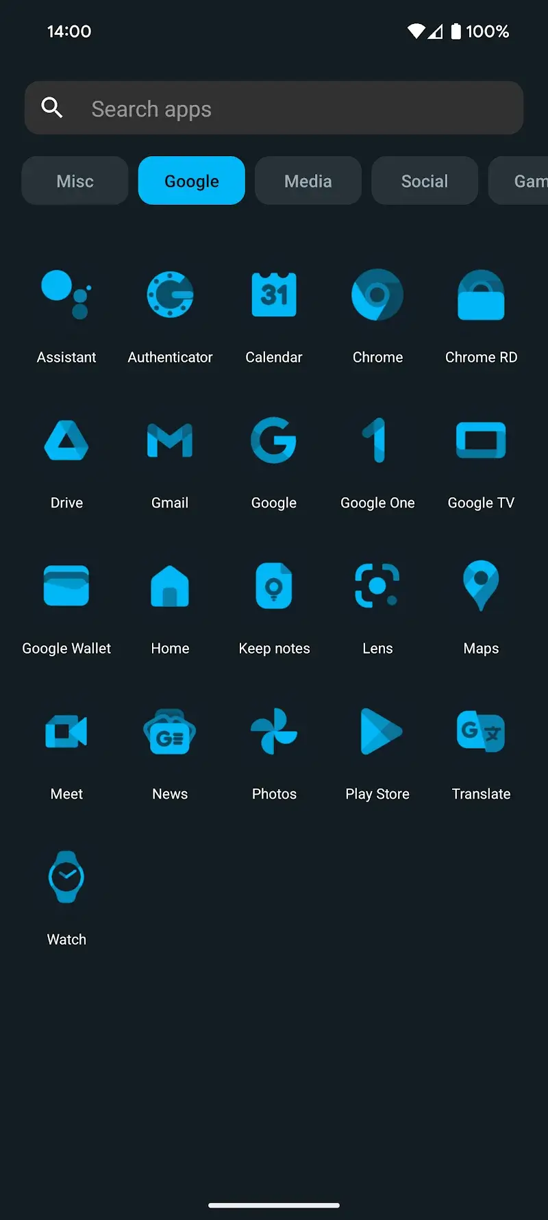 Captura de pantalla de Nova Launcher Prime 2