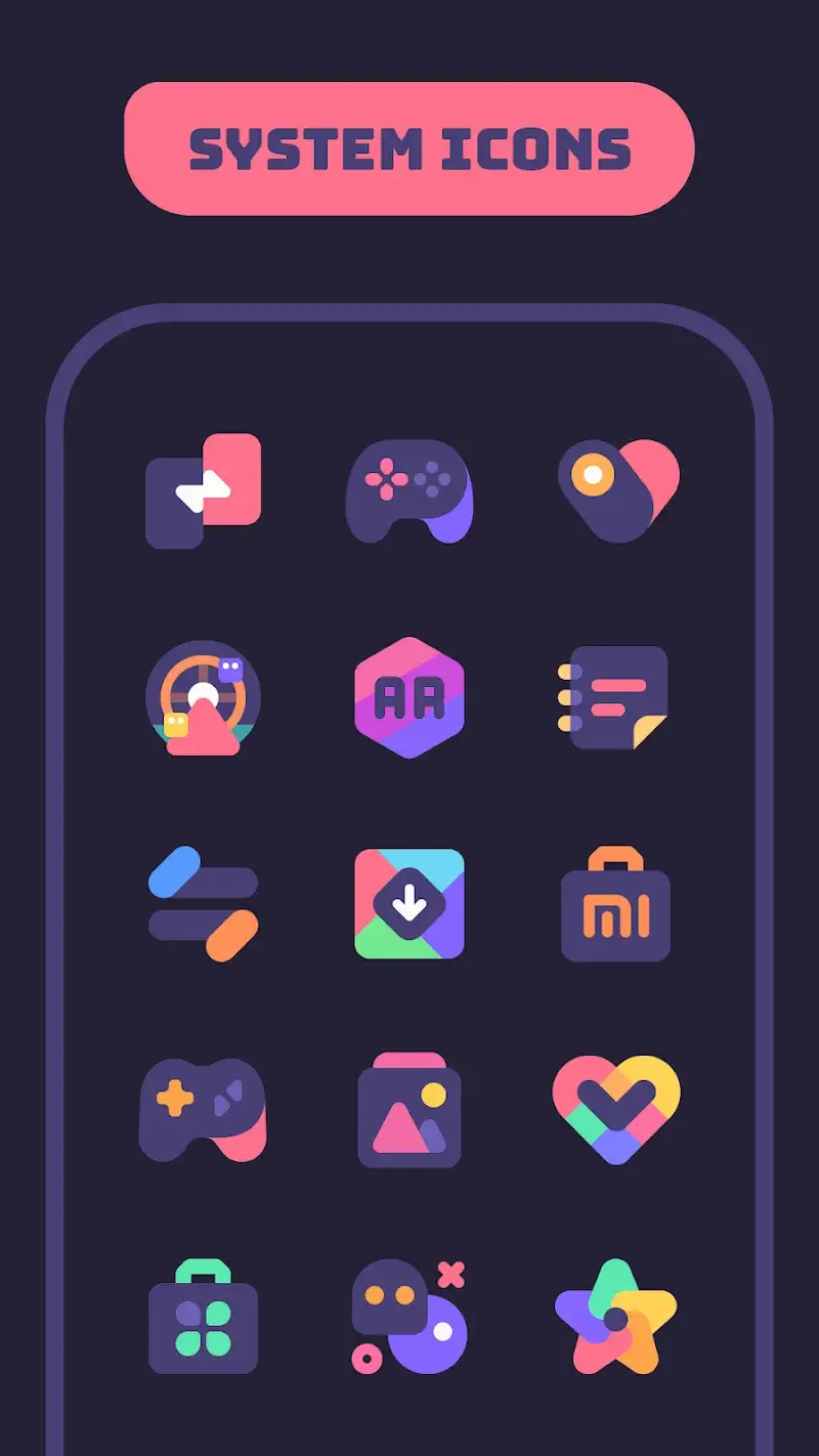 Mello Night Icon Pack screenshot 3
