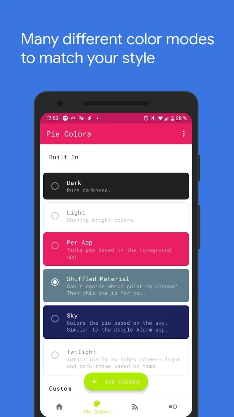 Pie Controls Gestures スクリーンショット 2