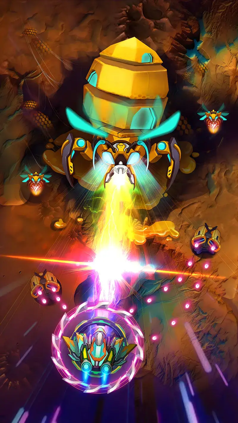 ภาพหน้าจอ WindWings: Space Shooter MOD APK 6