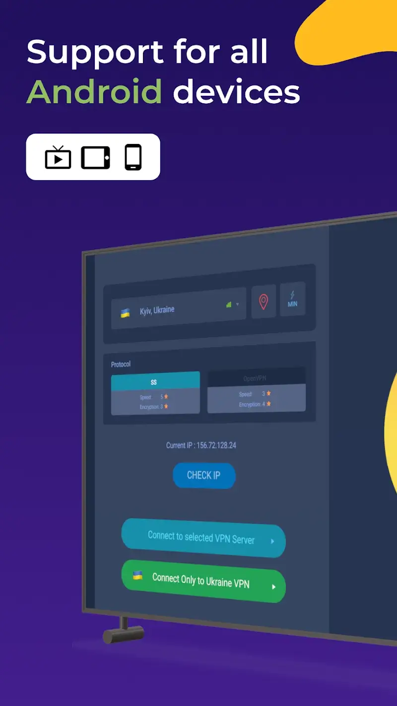 Captura de tela do VPN India 1
