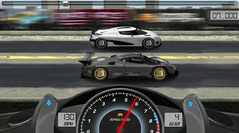 Drag Racing MOD APK gameplay screenshot 2