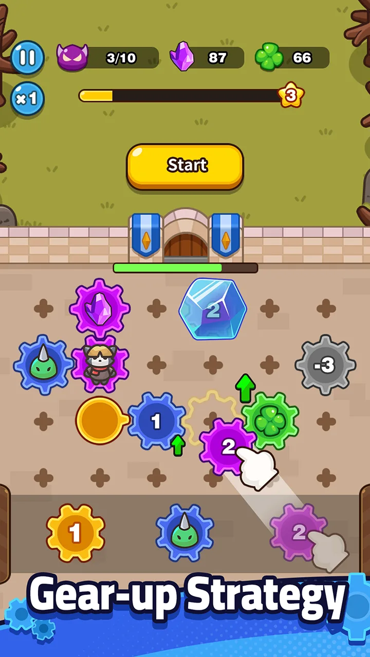 Ảnh chụp màn hình gameplay GearPaw Defenders! 3