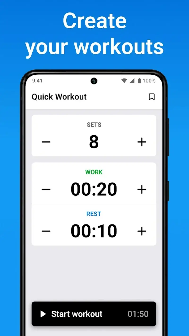 Interval Timer & Tabata Timer - Capture d'écran 3
