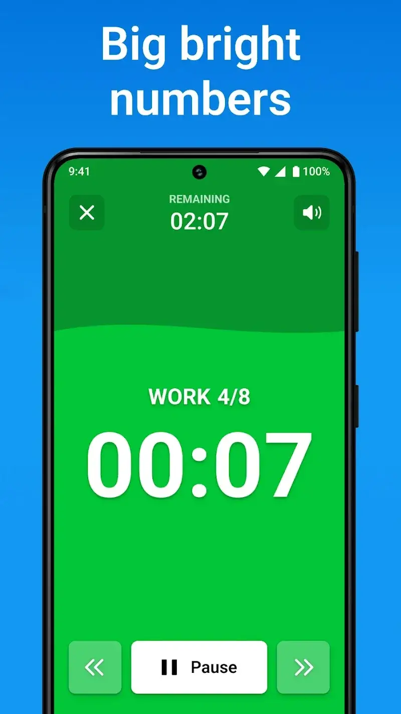 Interval Timer & Tabata Timer - Capture d'écran 6