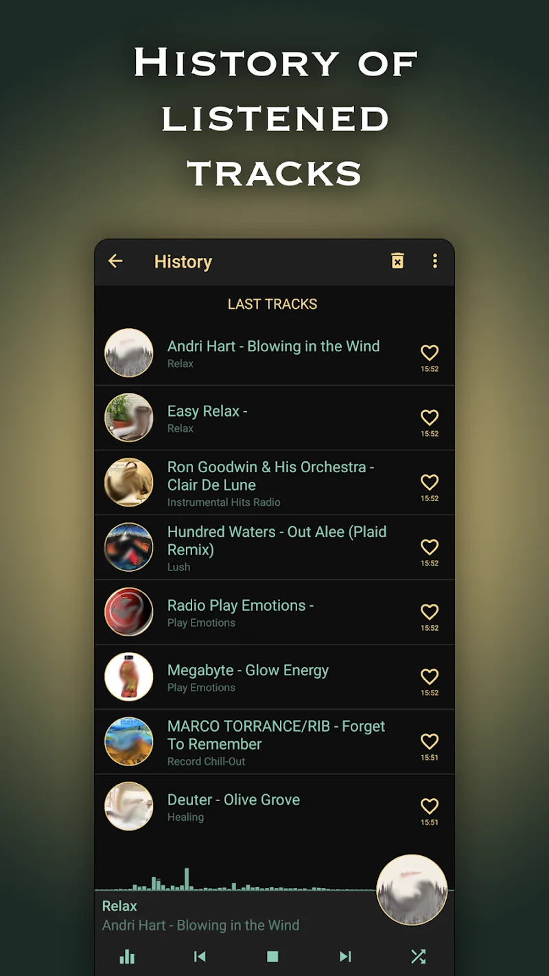Chill-out radio screenshot 2