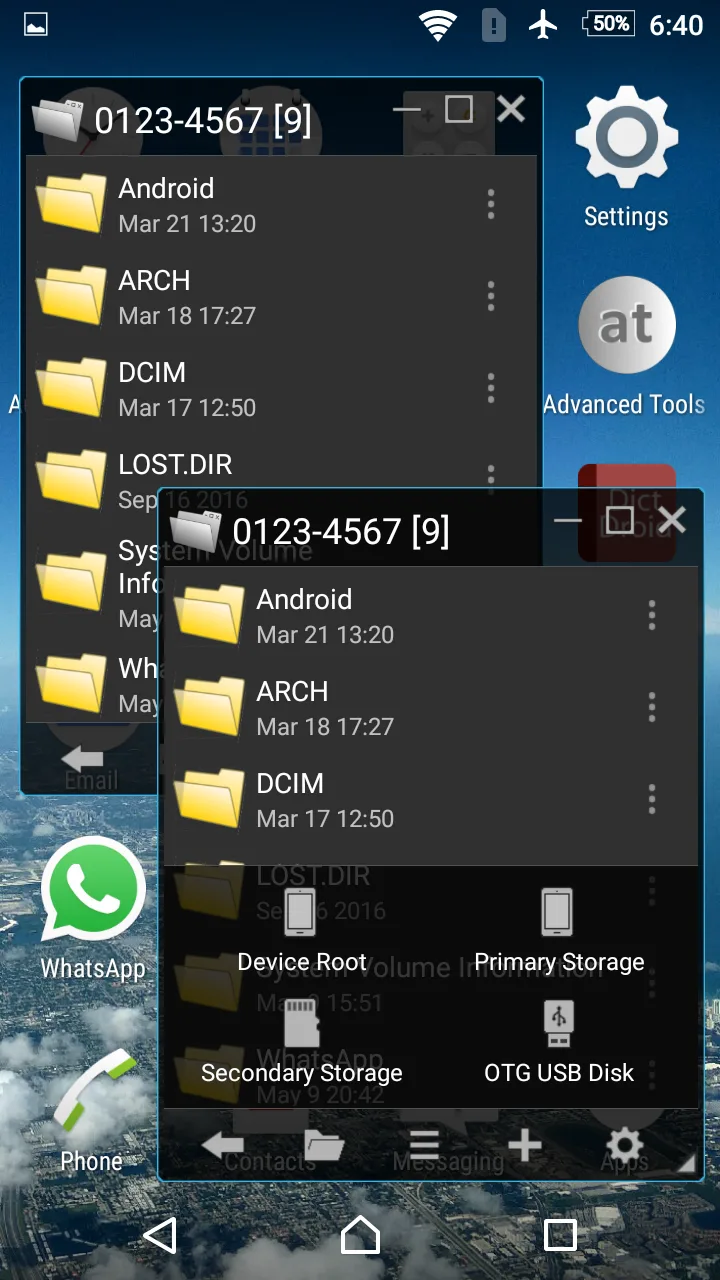 Captura de pantalla 2 de Floating File Manager
