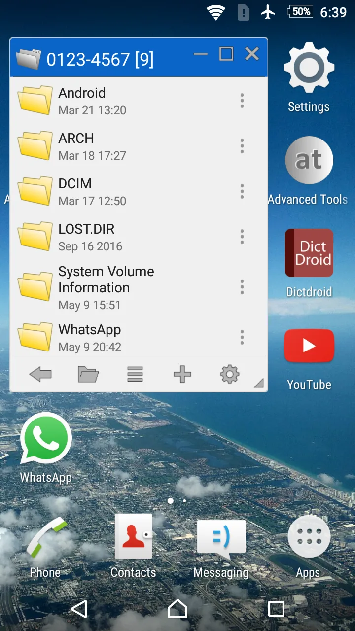 Captura de pantalla 1 de Floating File Manager