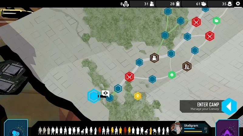 Captura de pantalla del gameplay de Nowhere Prophet 5