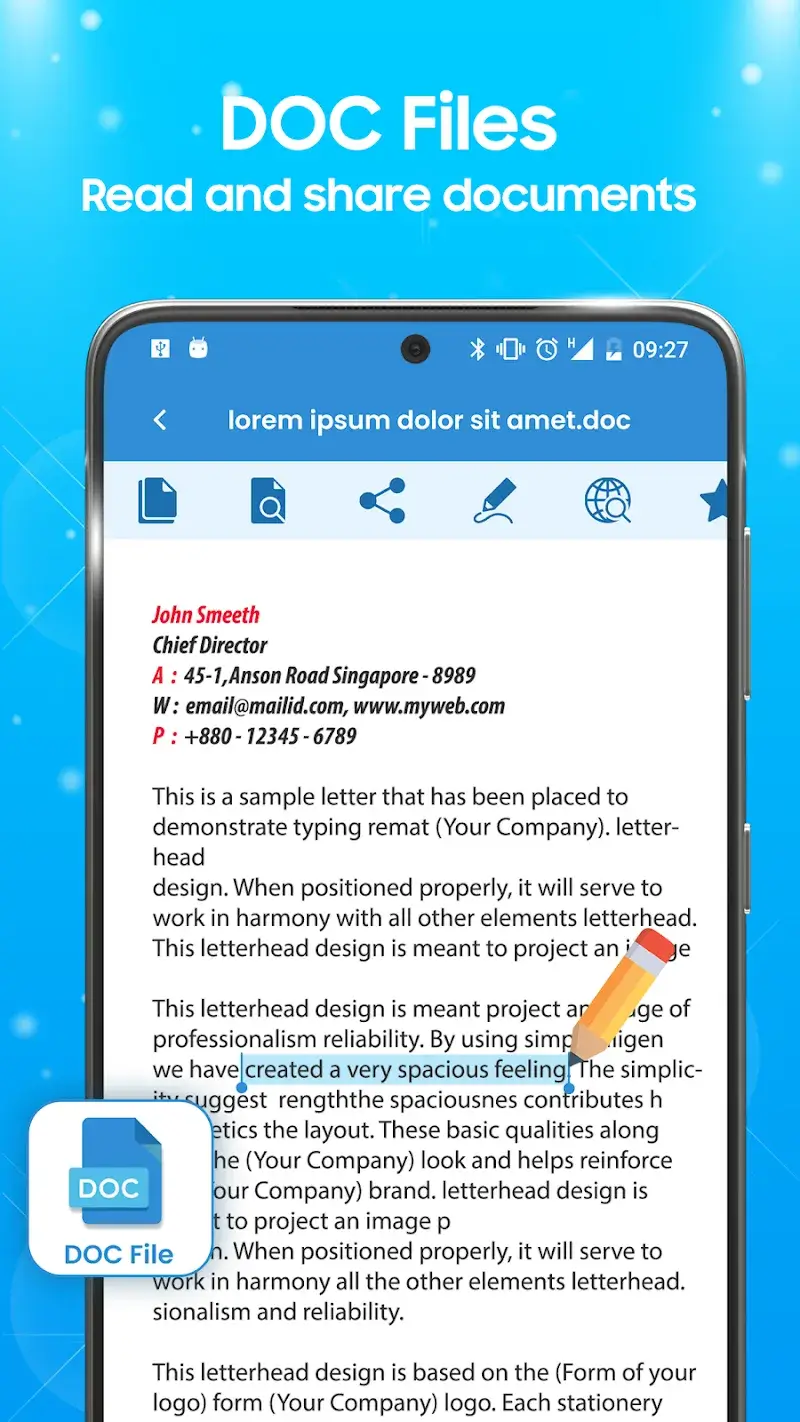 Document Reader: PDF/DOCS/XLSX screenshot 3