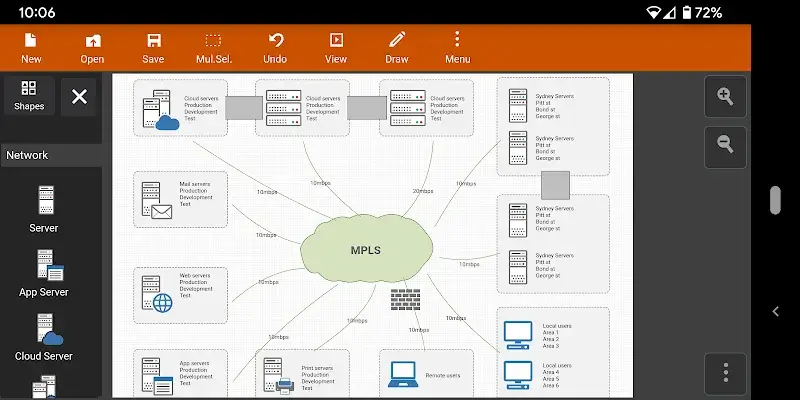Flowdia Diagrams Screenshot 3