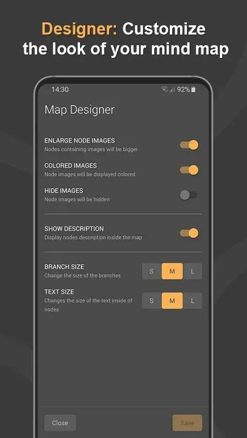 Capture d'écran 6 de Mindz - Mind Map & Lists Pro