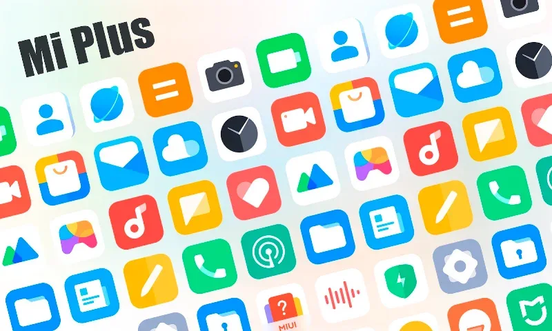 MiPlus - Icon Pack captura de pantalla 1