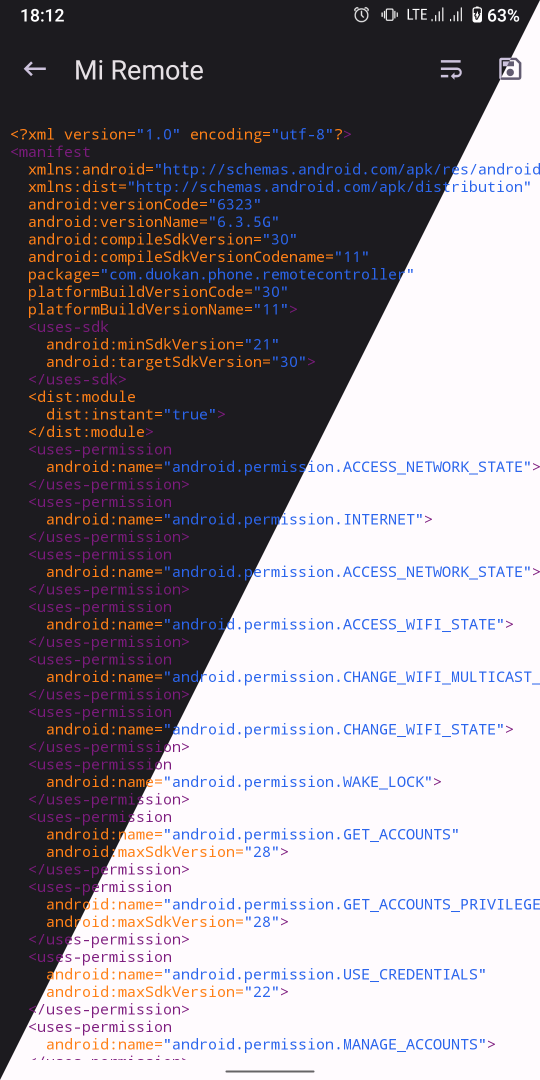 Aperçu de l'application App Manager 5