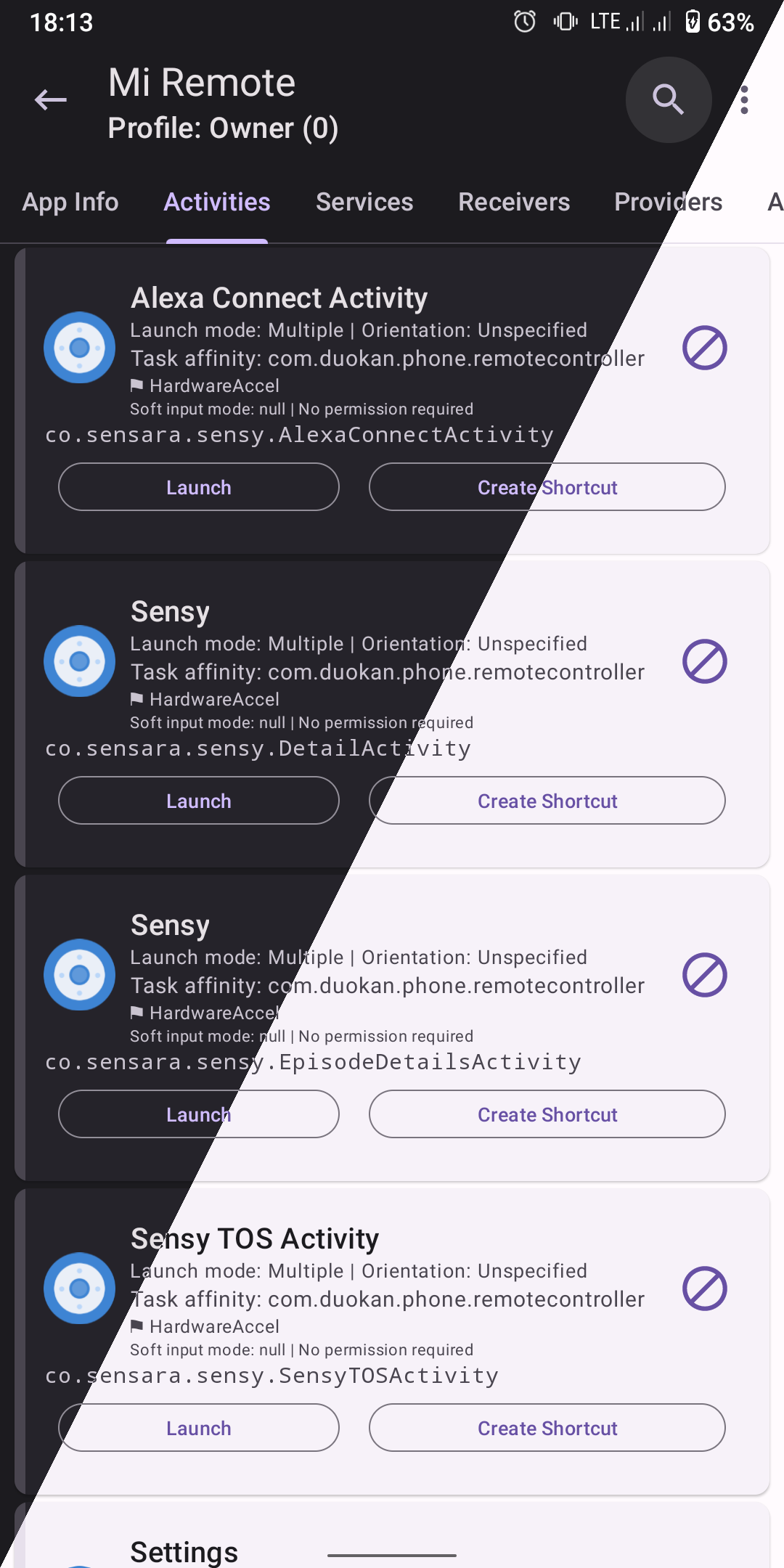 Aperçu de l'application App Manager 3