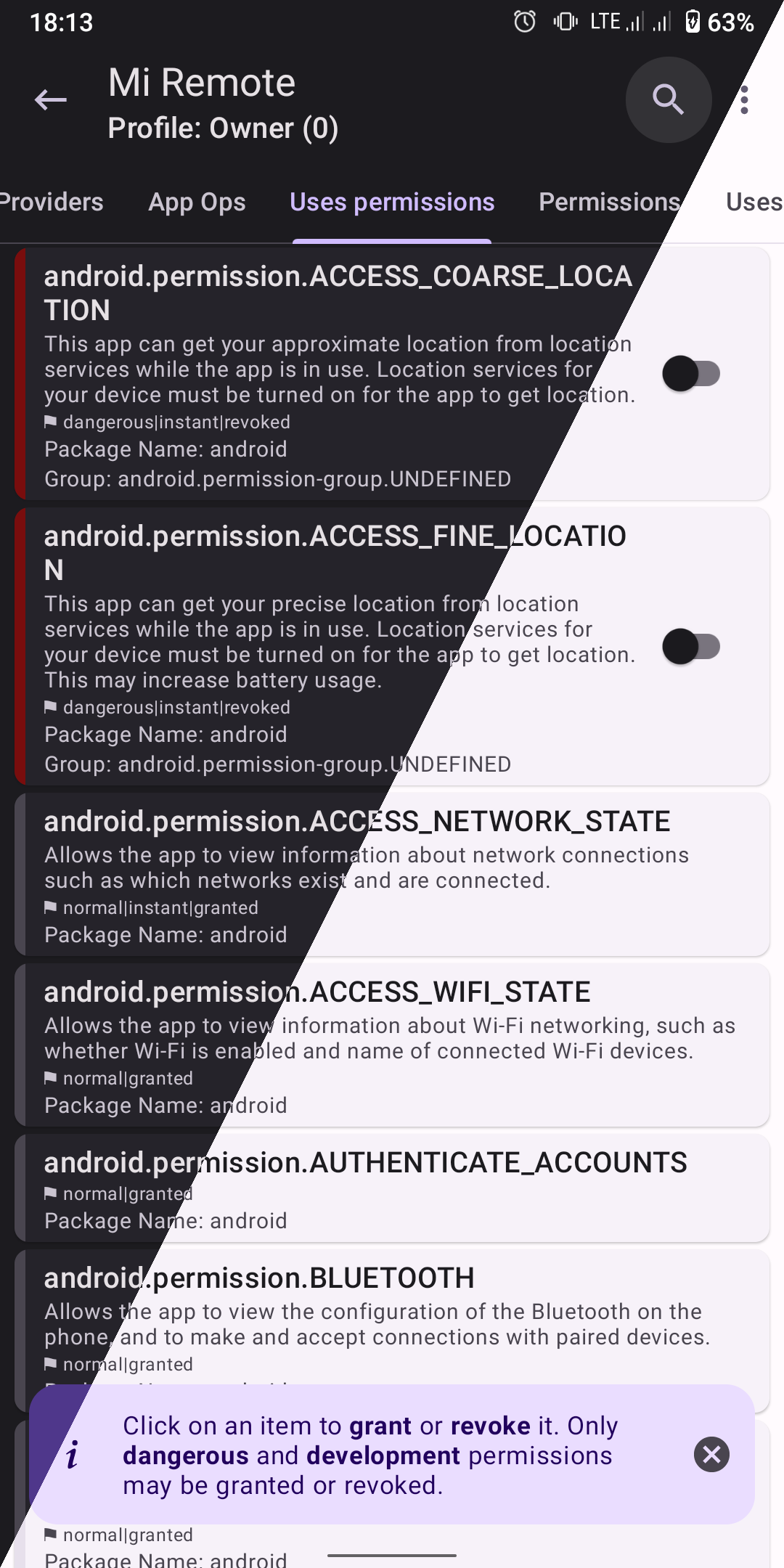 Aperçu de l'application App Manager 4