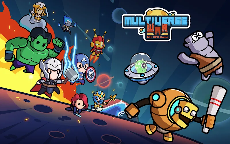 Capture d'écran 6 de Multiverse War: Idle RPG