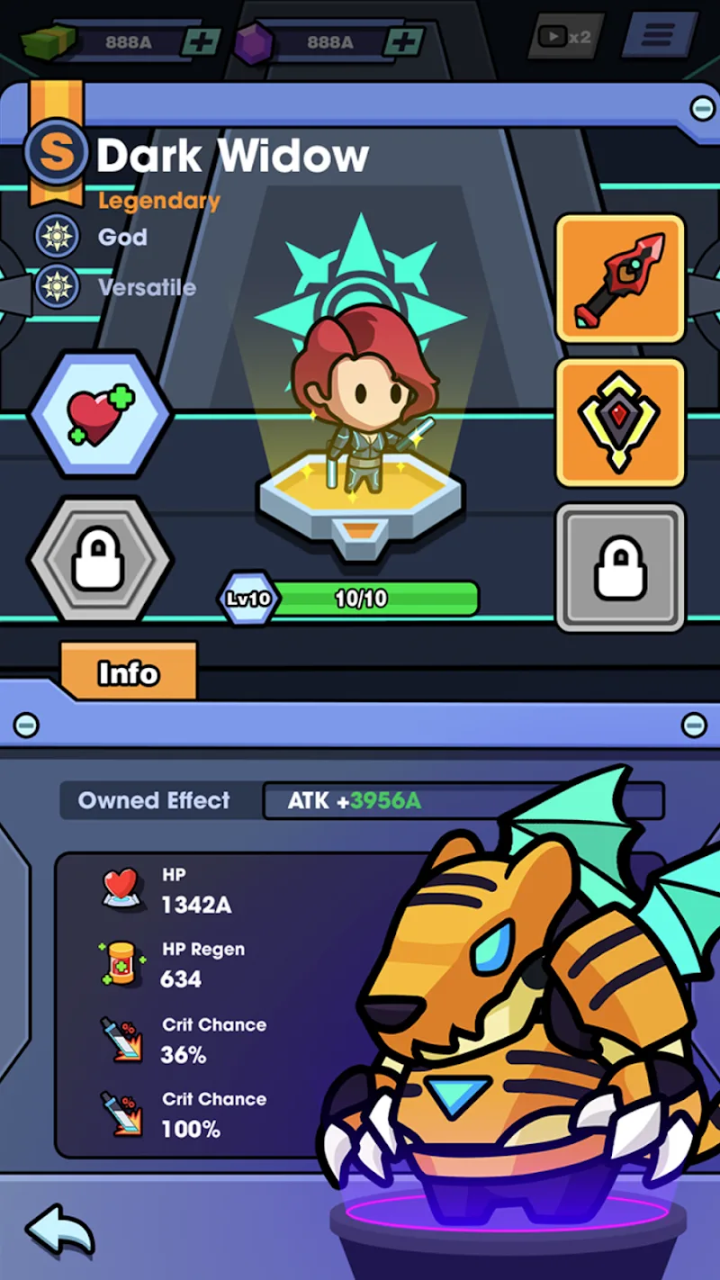 Capture d'écran 3 de Multiverse War: Idle RPG