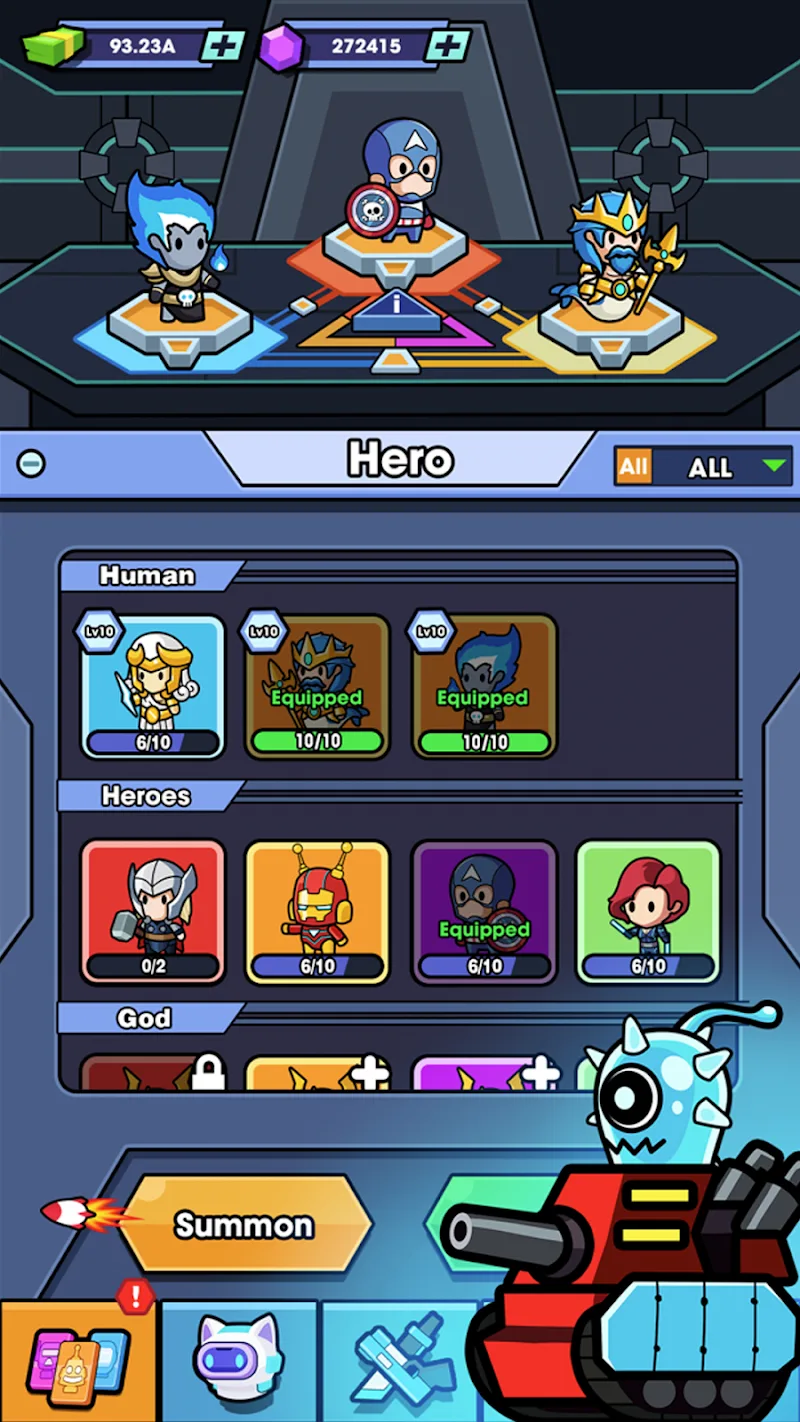 Capture d'écran 4 de Multiverse War: Idle RPG