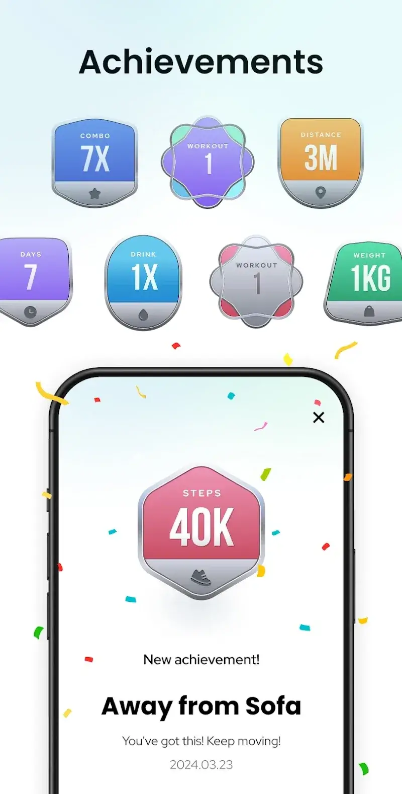 Pedometer StepGo captura de pantalla 4