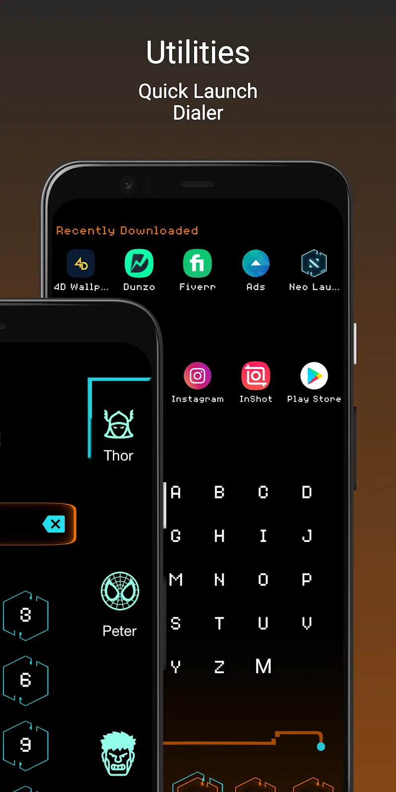 Neo Launcher Hyperion Scifi screenshot 6