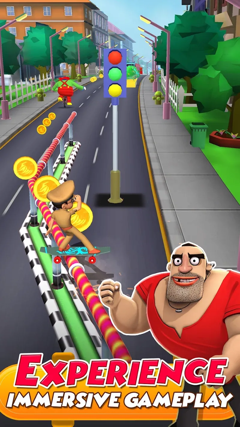 Little Singham Super Skater - Captura de tela 3