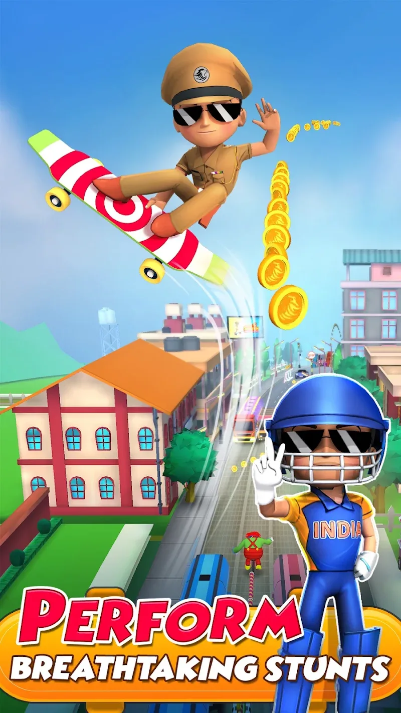 Little Singham Super Skater - Captura de tela 4