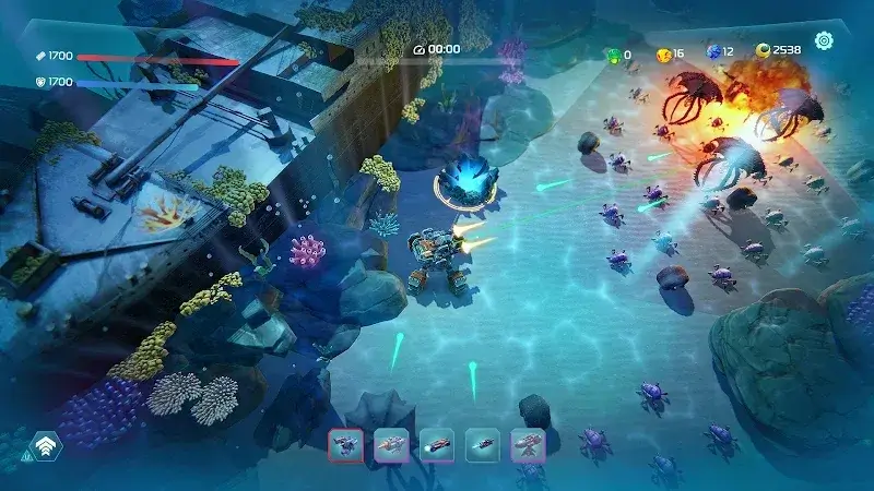 Première Capture d'Écran du Gameplay d'Ocean Keeper: Dome Survival