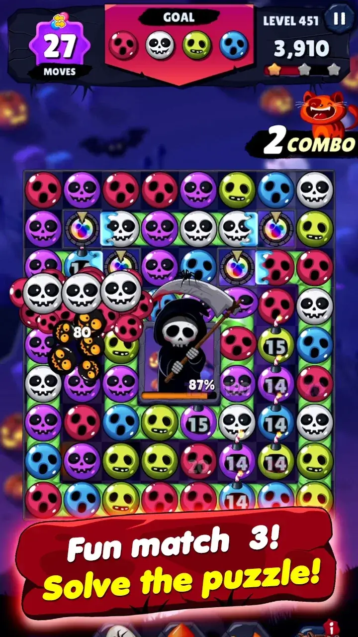 Witch Match Puzzle : Capture d'écran 1