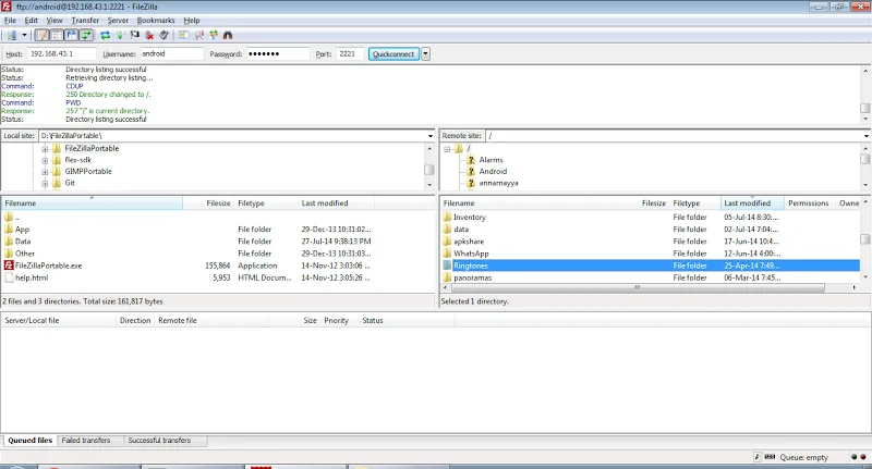 Capture d'écran WiFi Pro FTP Server 5
