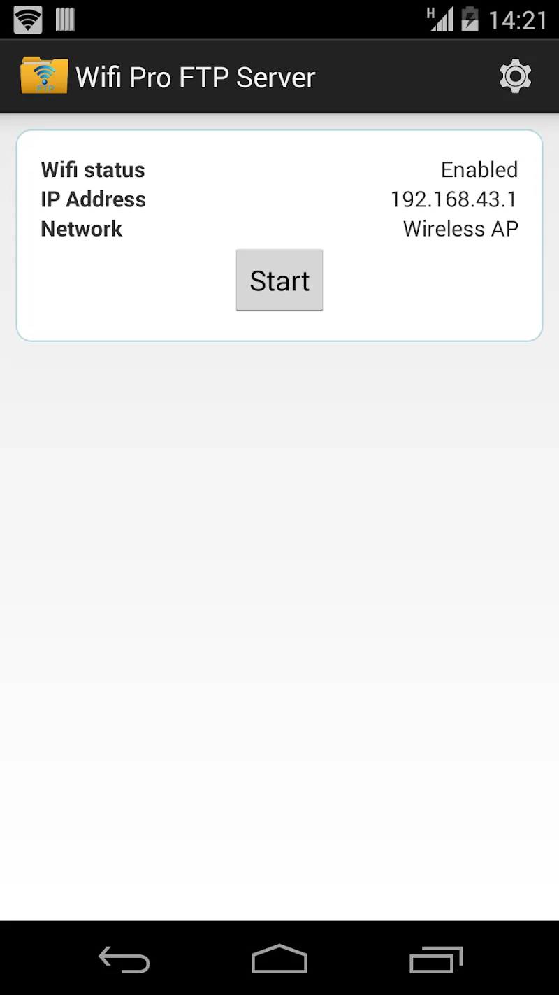 Capture d'écran WiFi Pro FTP Server 2