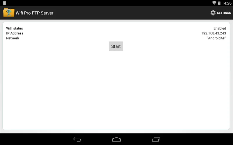 Capture d'écran WiFi Pro FTP Server 6
