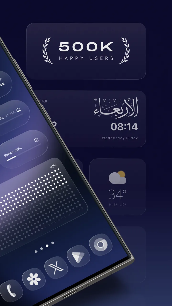 Glassify - Widgets Themes Vorschaubild 2