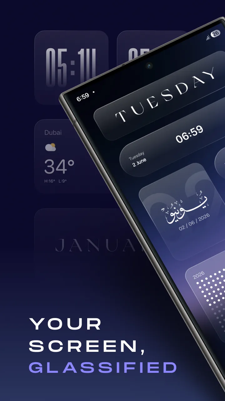 Glassify - Widgets Themes Vorschaubild 1