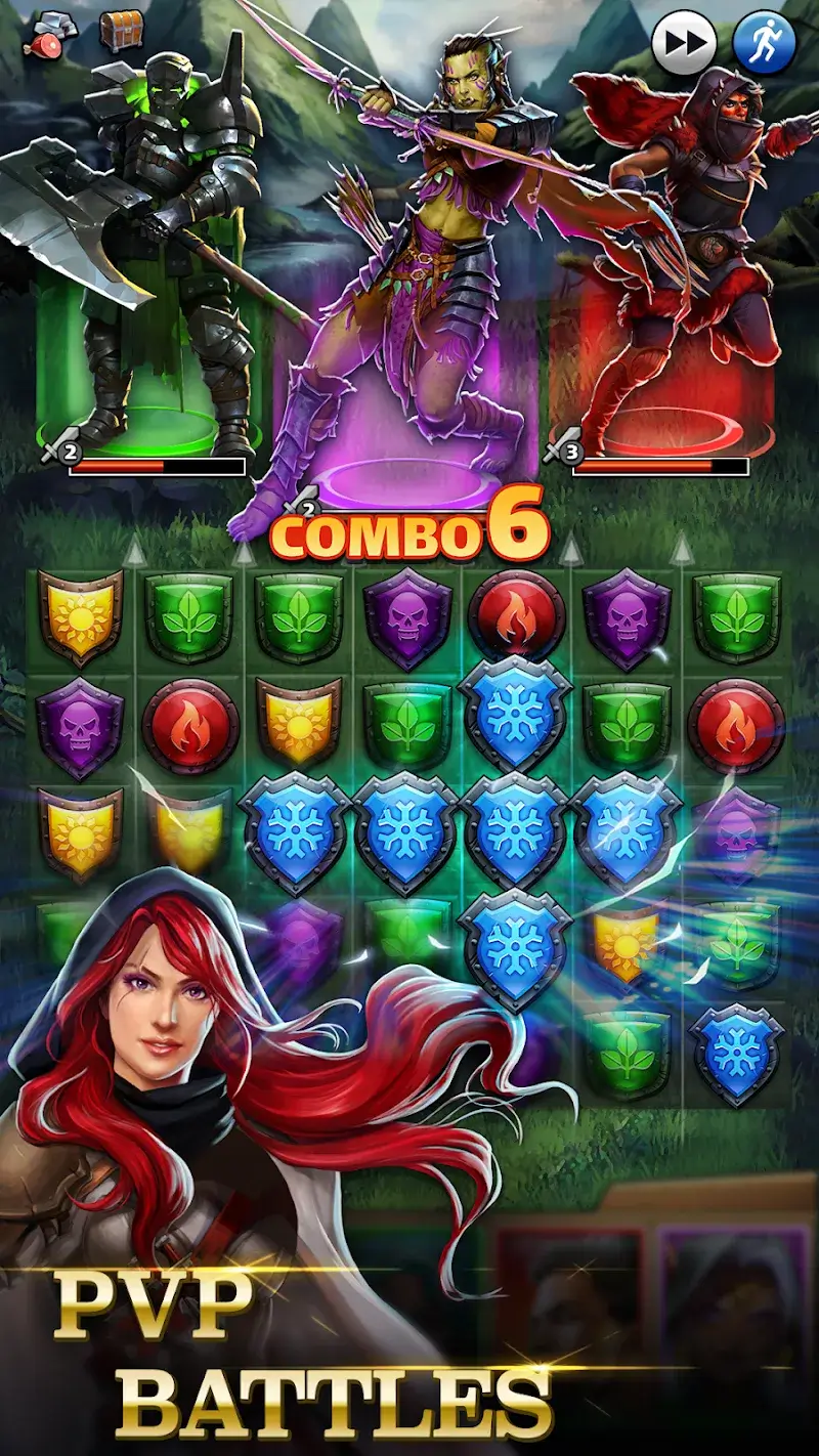 Empires & Puzzles: Match-3 RPG – Aperçu du gameplay 4
