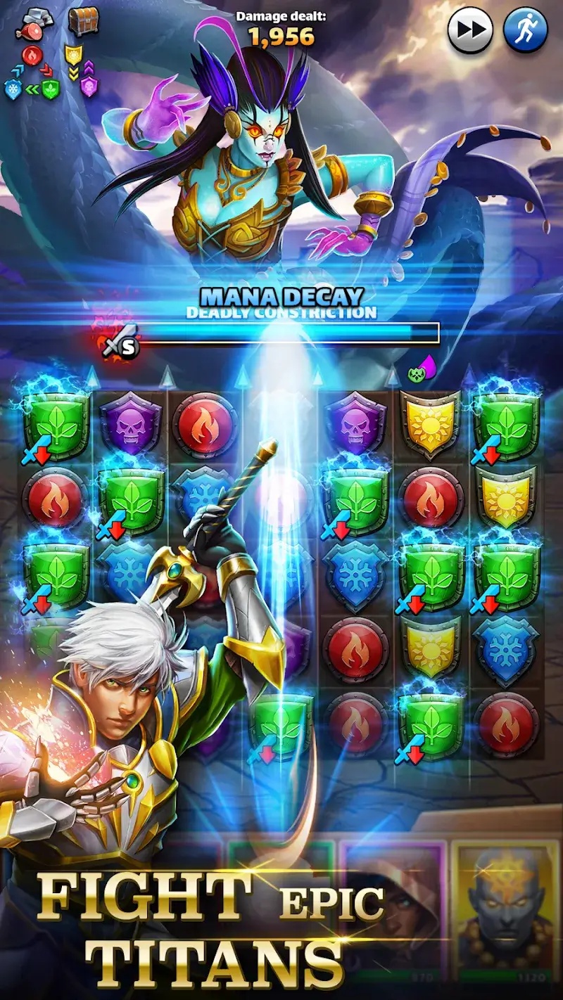 Empires & Puzzles: Match-3 RPG – Aperçu du gameplay 6