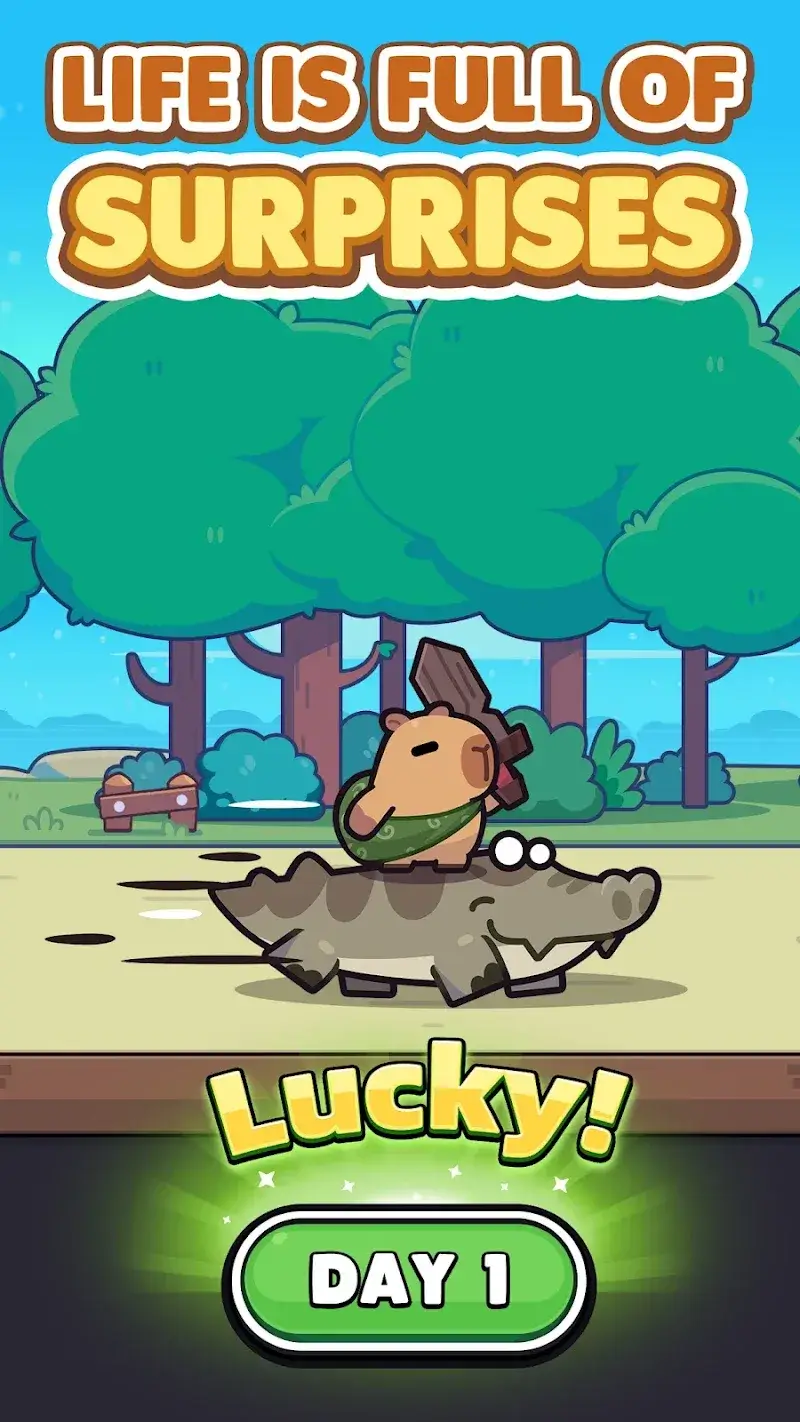 Screenshot gameplay Capybara Go! 1