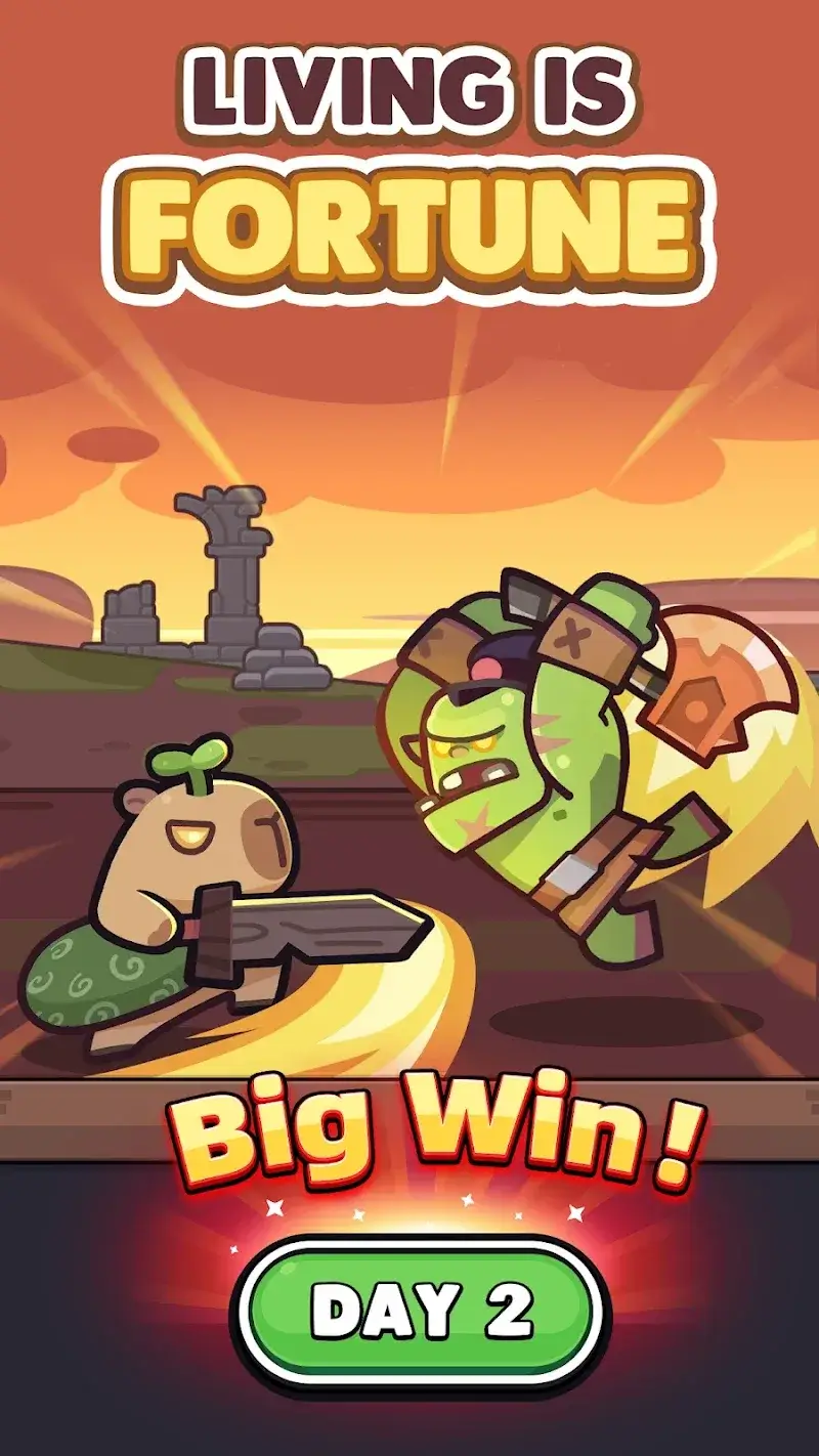 Screenshot gameplay Capybara Go! 2