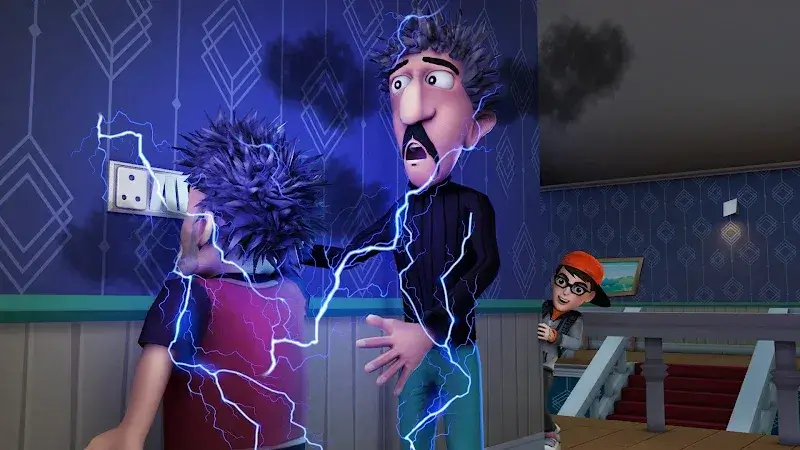 Captura de tela 4 de Scary Robber Home Clash