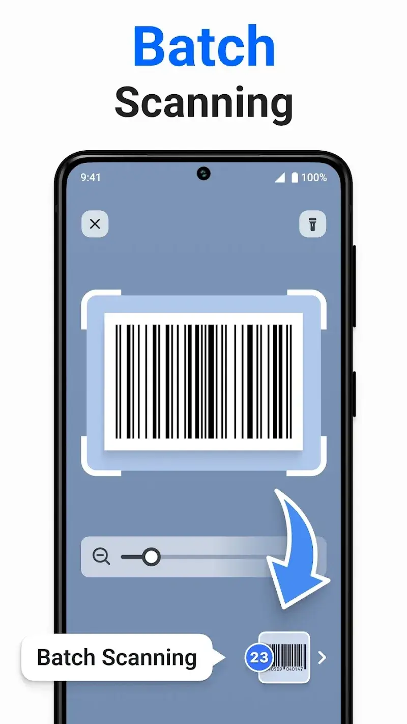 Screenshot 3 di QR Code & Barcode Scanner Plus