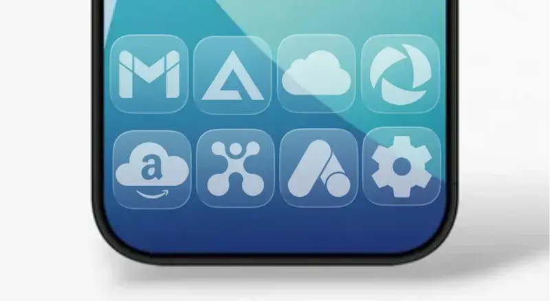 iOS Liquid Glass - Icon Pack capture d'écran 3