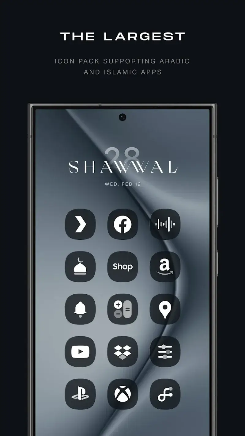 Captura de tela 6 de Glassify Dark Icon Pack