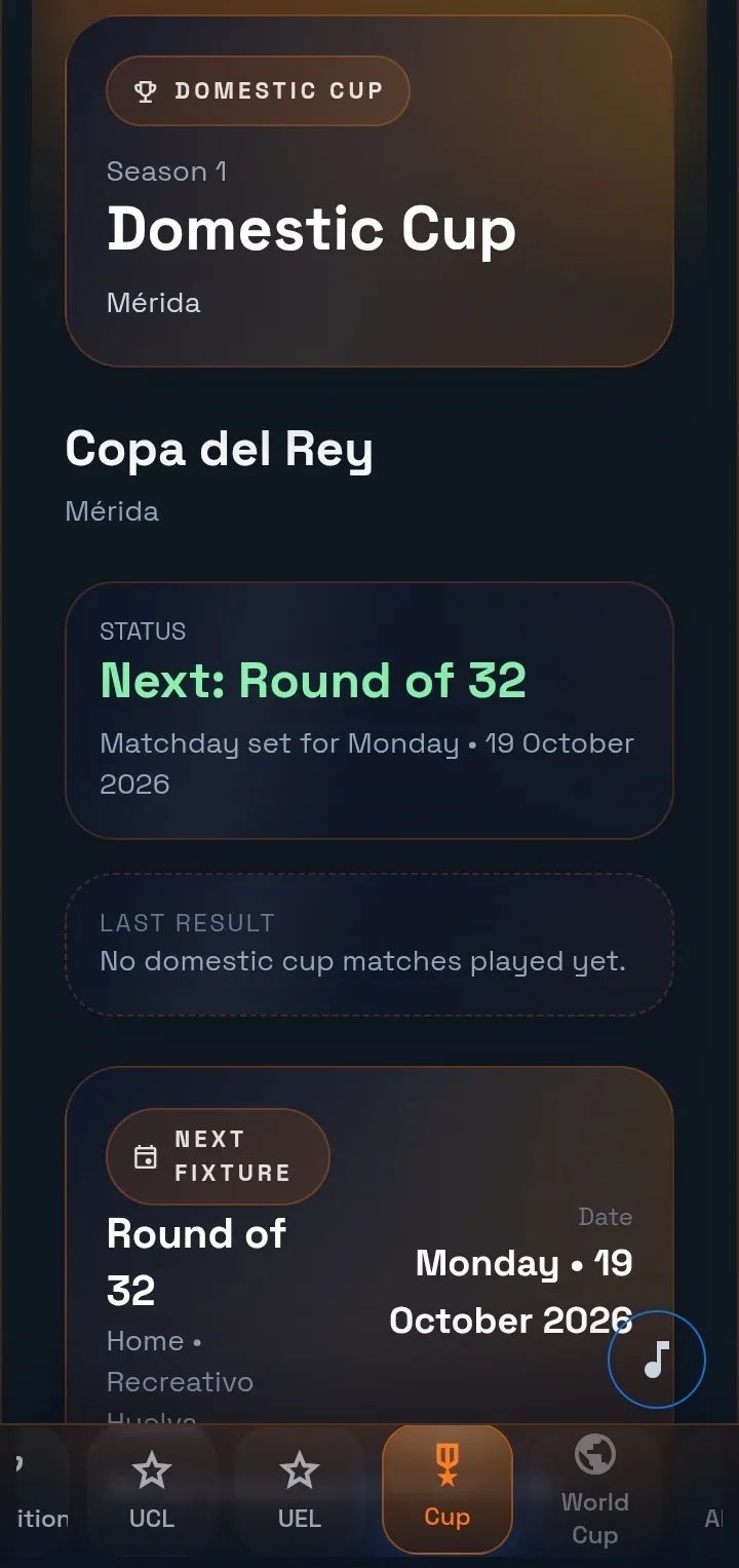 ภาพหน้าจอ FOOTBALL CAREER 2026 6