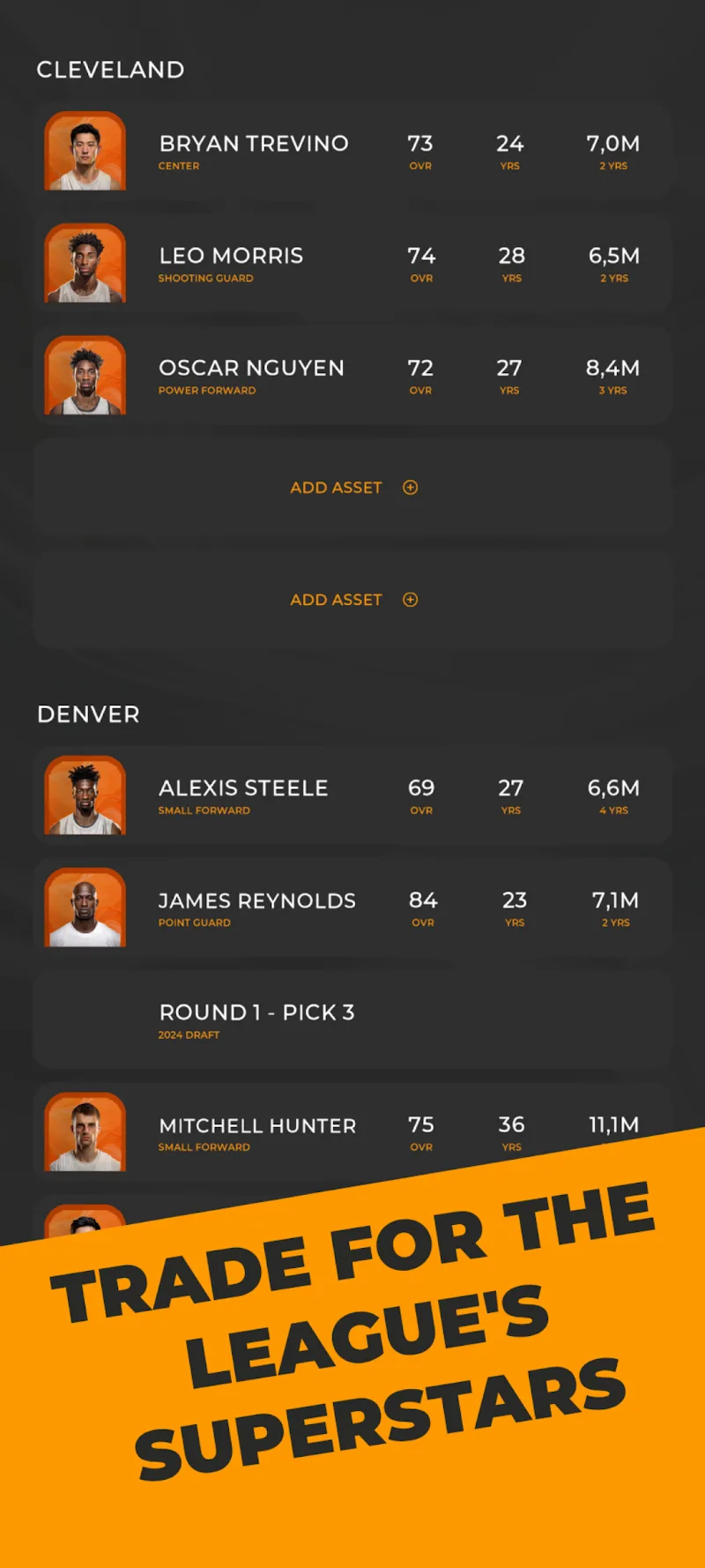 Capture d'écran d'Ultimate GM Basketball Manager 4